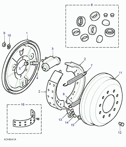 Land Rover NH605041L - Гайка, выпускной коллектор onlydrive.pro