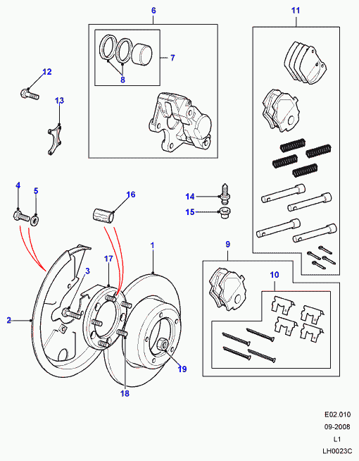 Land Rover SDB100980 - Brake Disc onlydrive.pro