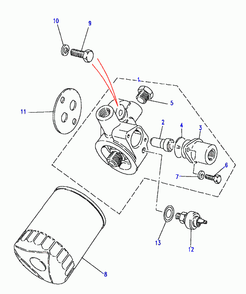 Land Rover PRC4043 - Oil pump & filter, 2.5l 4 cyl turbo diesel: 1 pcs. onlydrive.pro