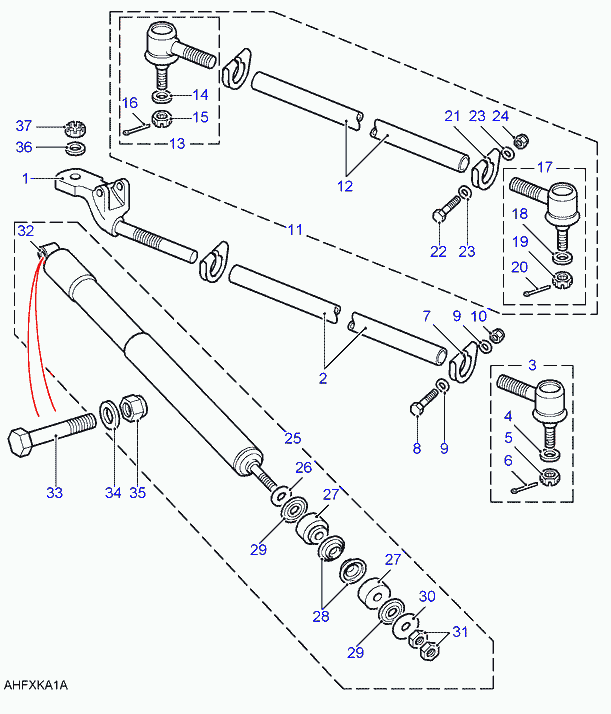 Land Rover RTC4472 - Shock Absorber, steering onlydrive.pro