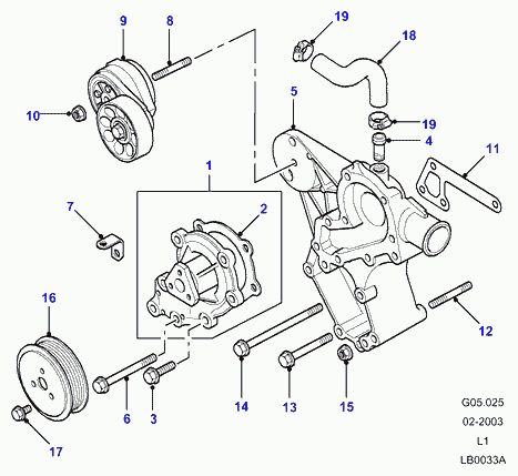 Mercedes-Benz STC1086 - Water Pump onlydrive.pro