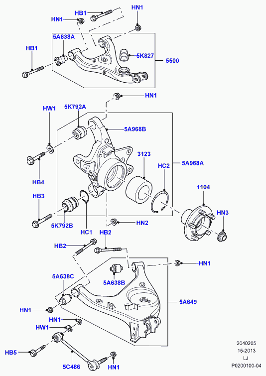 Land Rover RUE000010 - Bearing Kit, wheel hub onlydrive.pro