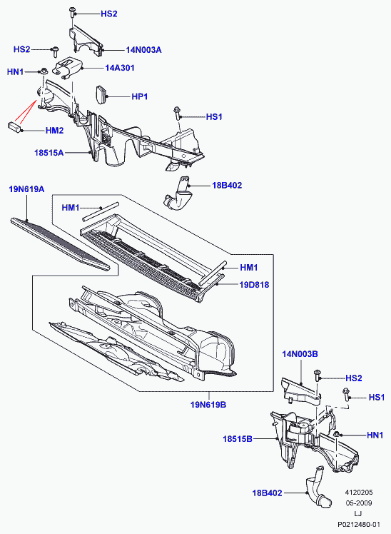 Land Rover LR 032199 - Filter, interior air onlydrive.pro