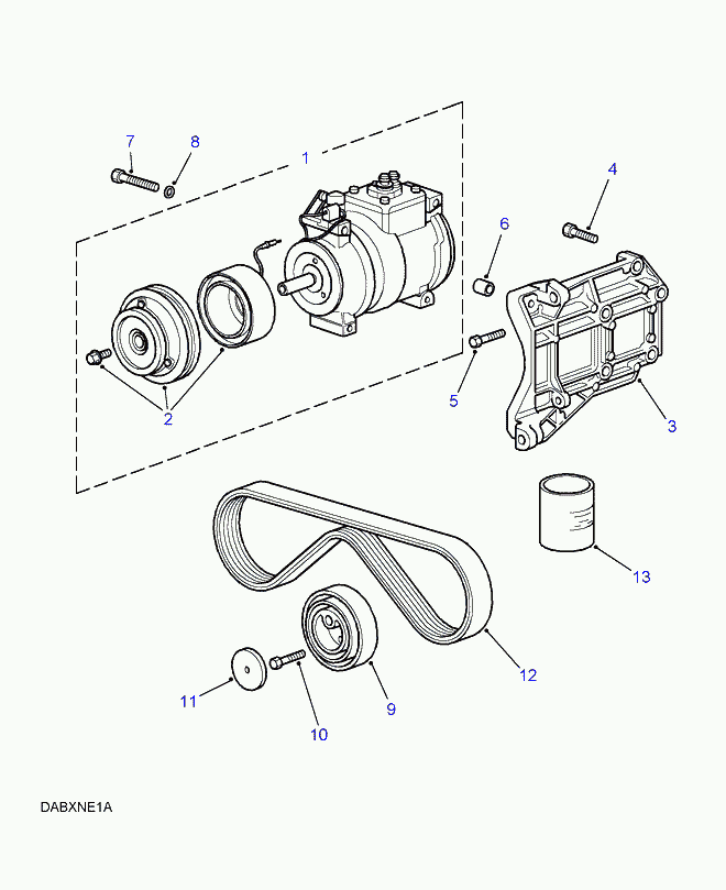 Land Rover ERR4375 - Kompresors, Gaisa kond. sistēma onlydrive.pro