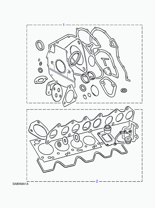 Land Rover STC4397 - Gasket kits, 2.5l 6 cyl bmw diesel: 1 pcs. onlydrive.pro