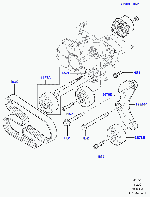 BMW PRF100060L - Pulley, v-ribbed belt onlydrive.pro