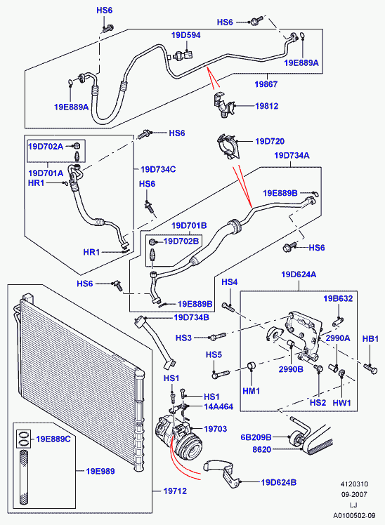 Land Rover JPB000110 - Compressor, air conditioning onlydrive.pro