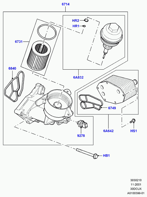 Land Rover LR005792 - Sender Unit, oil pressure onlydrive.pro