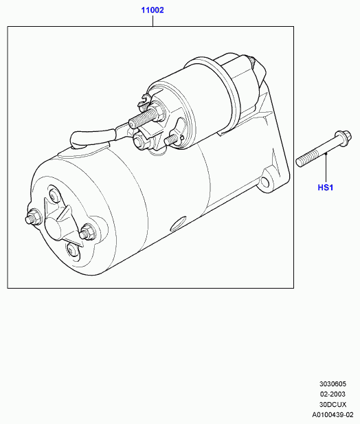 Land Rover NAD 0000 90 - Starter onlydrive.pro