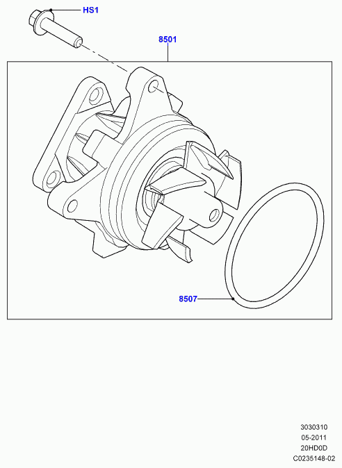 Land Rover LR025014 - Blīve, Ieplūdes kolektors onlydrive.pro