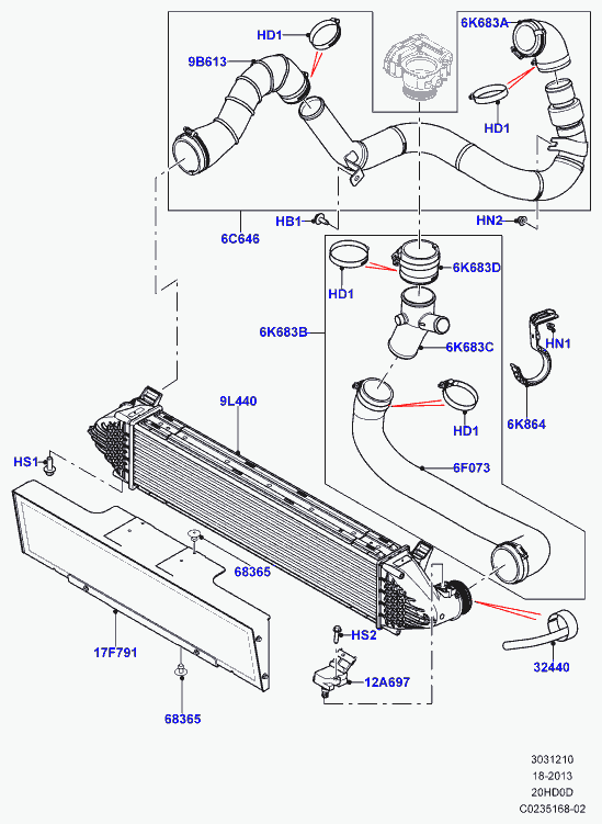 Land Rover LR021587 - Jutiklis, kompresoriaus slėgis onlydrive.pro