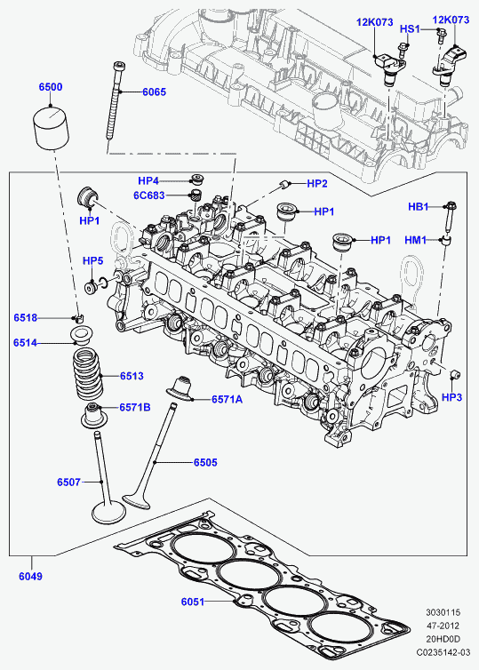 Land Rover LR025253 - Klapikaanekruvikomplekt onlydrive.pro