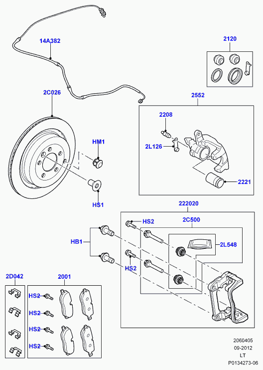 Land Rover SXP500014 - Juhthülsikomplekt,pidurisadul onlydrive.pro