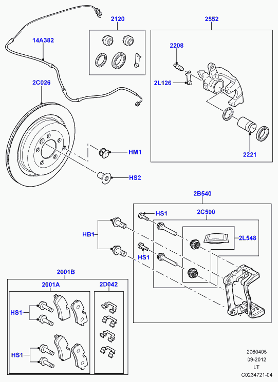 Land Rover SOE000025 - Warning Contact, brake pad wear onlydrive.pro