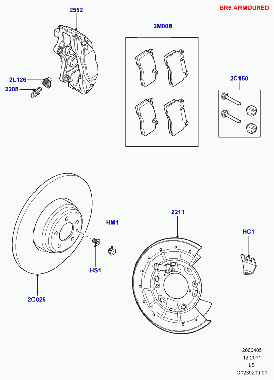 Land Rover LR012205 - Brake Disc onlydrive.pro