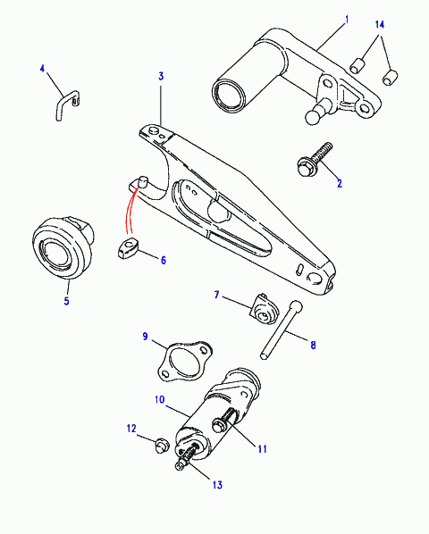 Land Rover FTC 2957 - Release Fork, clutch onlydrive.pro