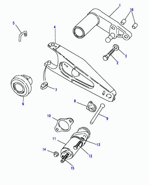 Land Rover FRC 3416 - Release Fork, clutch onlydrive.pro