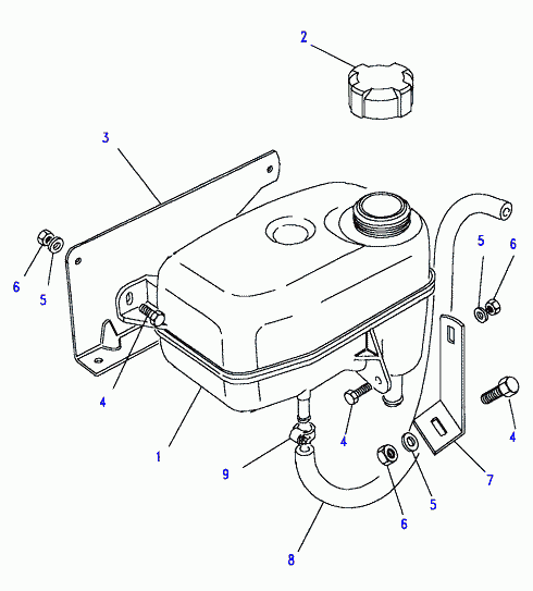 Land Rover NTC7161 - Expansion tank, 4 cylinder tdi, petrol v8 l/r efi: 1 pcs. onlydrive.pro