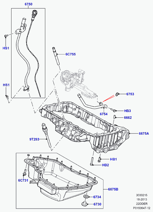 Land Rover LR 004304 - Korķis, Eļļas vācele onlydrive.pro