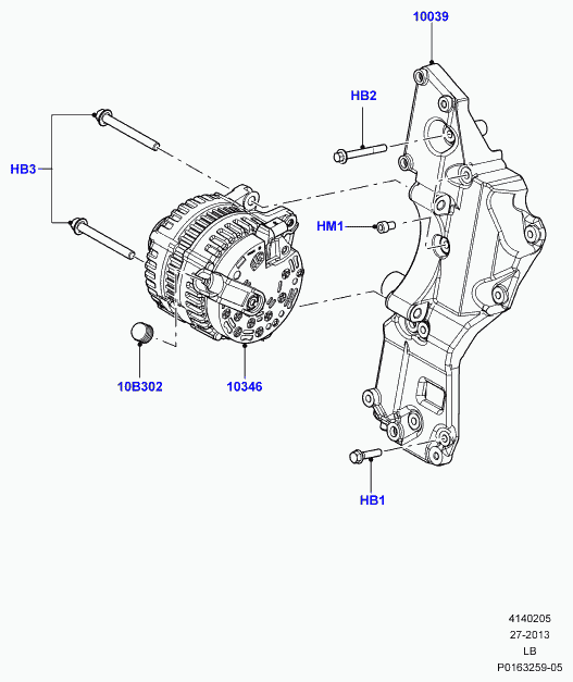 Land Rover LR 002899 - Ģenerators onlydrive.pro