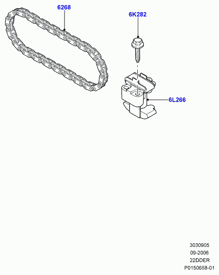 Land Rover LR 000663 - Timing Chain Kit onlydrive.pro