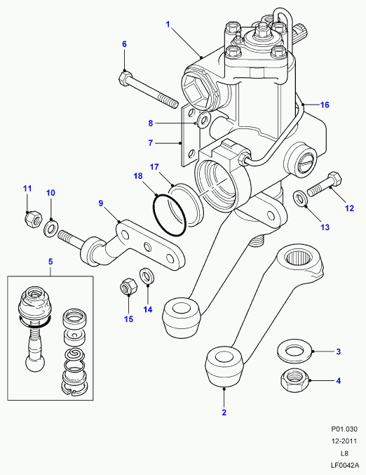 Land Rover FY112056 - Repair Kit, wheel suspension onlydrive.pro