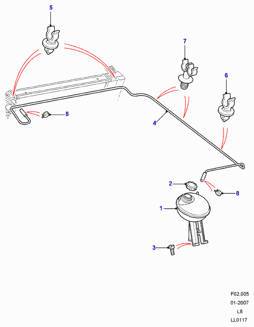 Land Rover PCD100160 - Sealing Cap, coolant tank onlydrive.pro