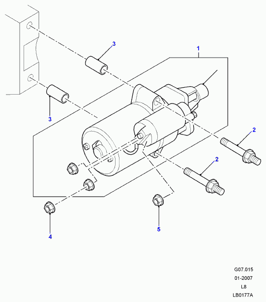 Land Rover LR 010547 - Starter onlydrive.pro