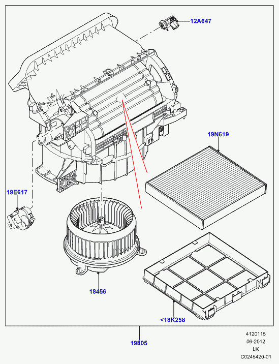 Land Rover LR036369 - Filter, interior air onlydrive.pro