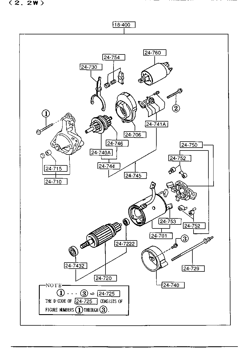 MAZDA 8599-24-720 - Drive Bearing, starter onlydrive.pro