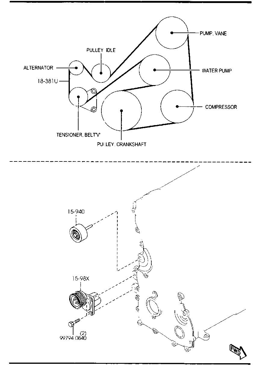 MAZDA L3K9-15-909A - Поликлиновой ремень onlydrive.pro