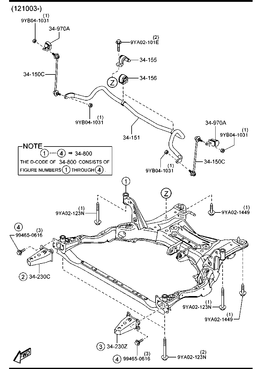 MAZDA KD35-34-170 - Stabilisaator,Stabilisaator onlydrive.pro