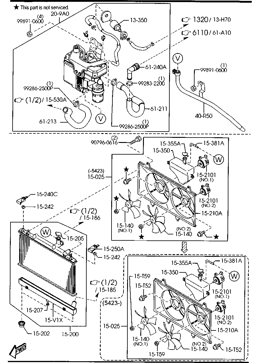 MAZDA L327-15-351A - Kompensācijas tvertne, Dzesēšanas šķidrums onlydrive.pro