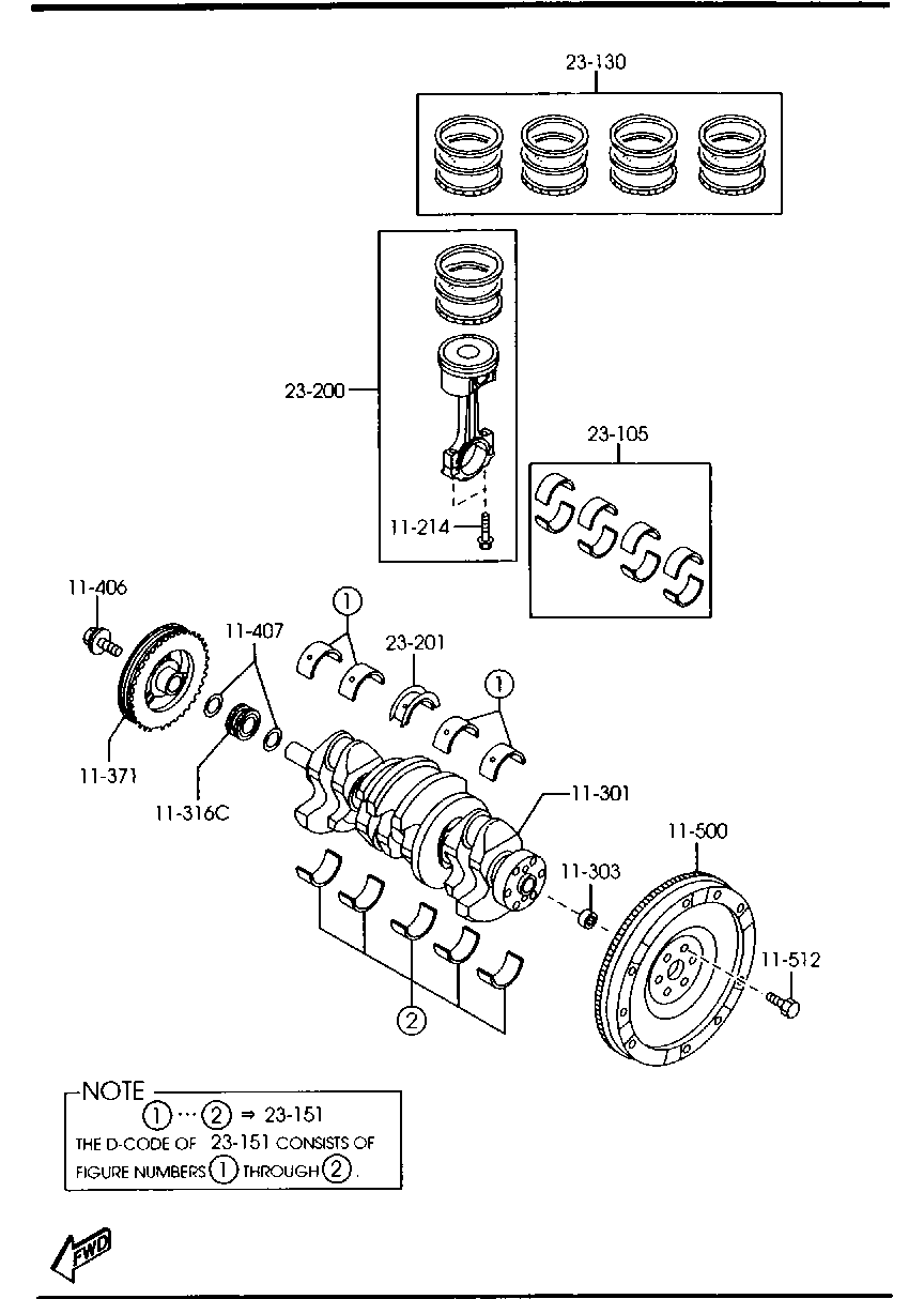 MAZDA YF09-11-303 - Pilot Bearing, clutch onlydrive.pro