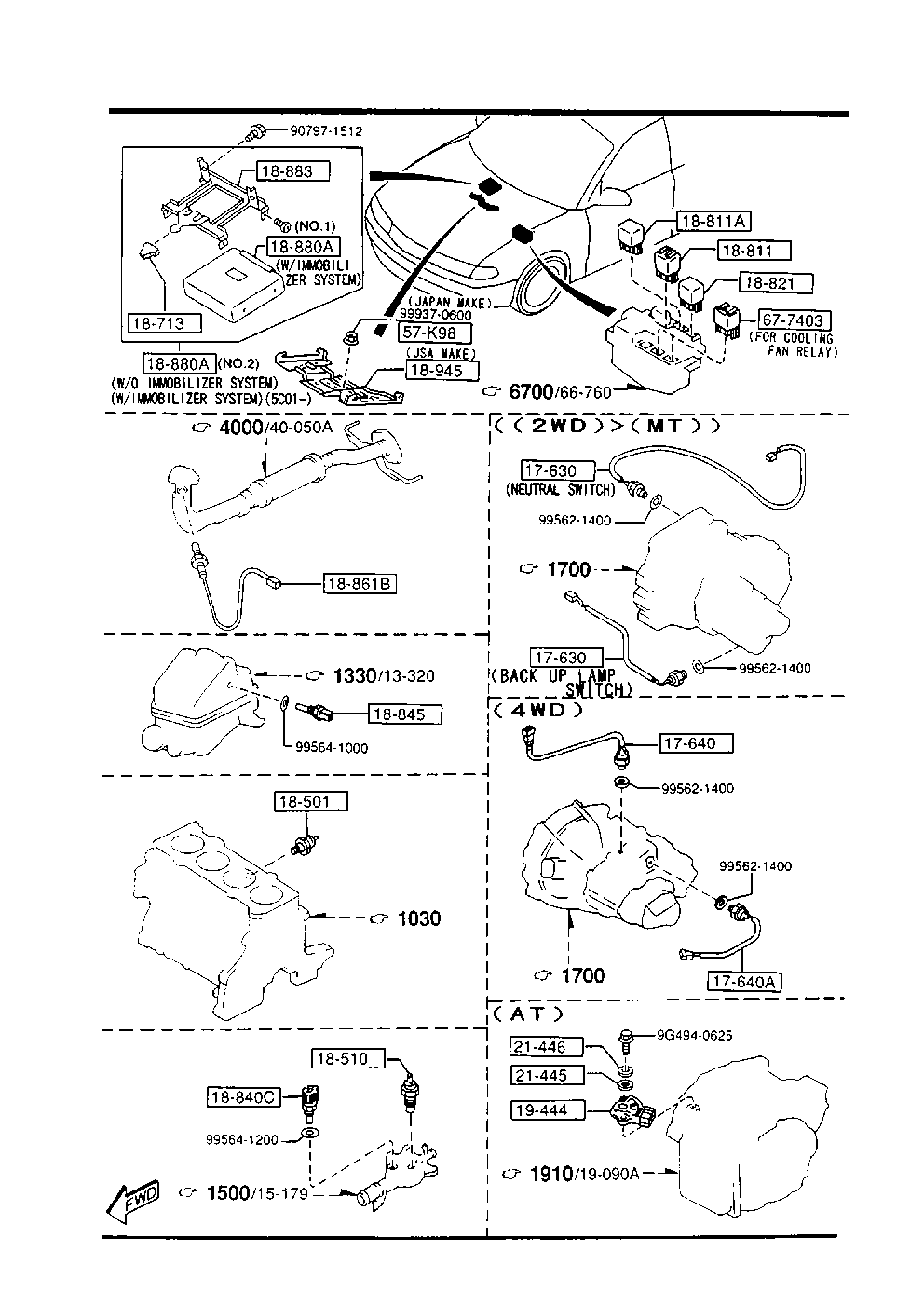 MAZDA JE50-18-861 A - Oxygen, Lambda Sensor onlydrive.pro