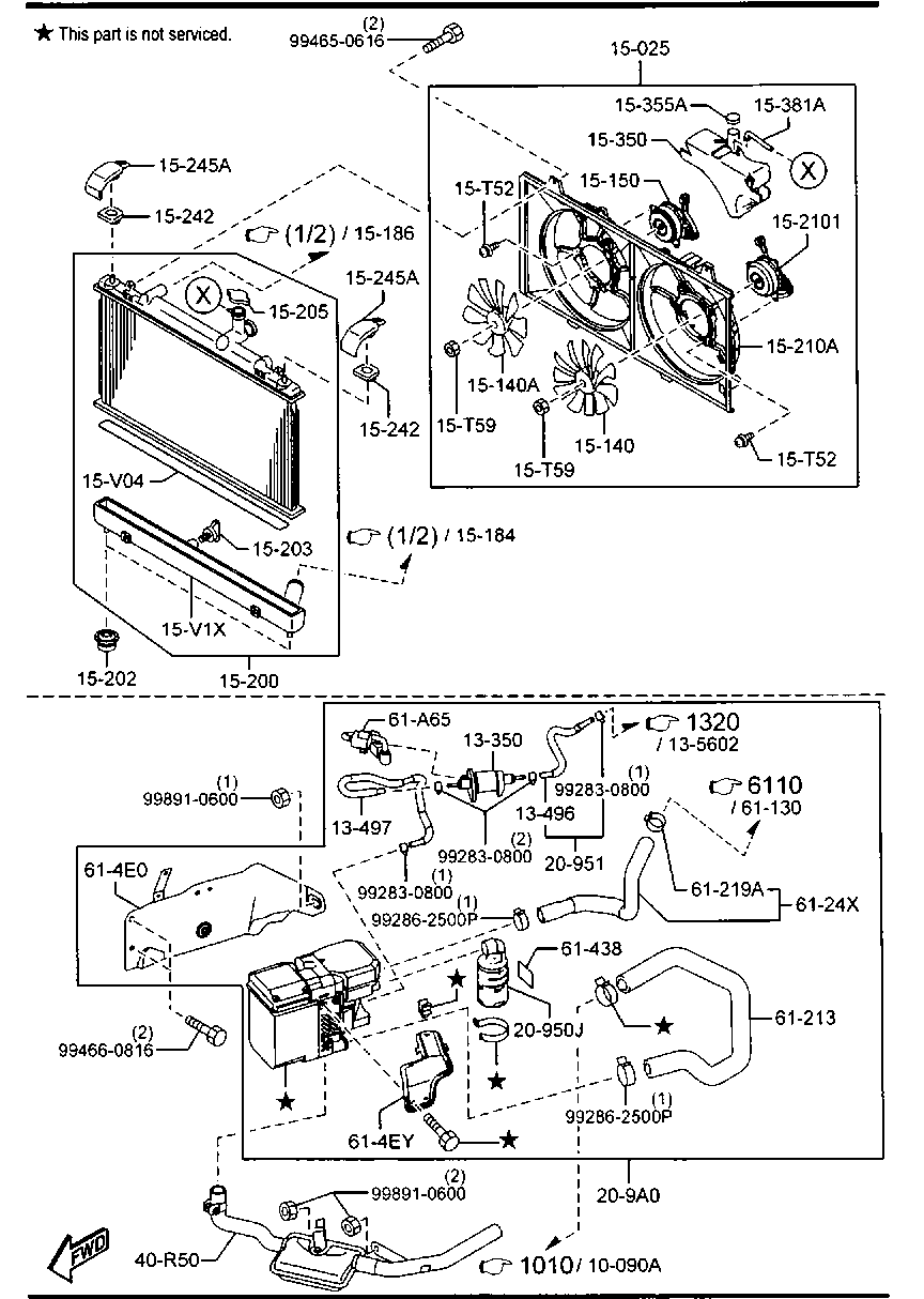 MAZDA L327-15-351B - Kompensācijas tvertne, Dzesēšanas šķidrums onlydrive.pro