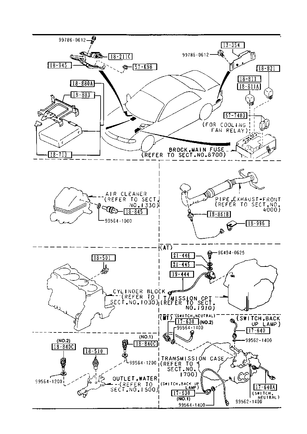 FORD B3C8-18-840 - Andur,Jahutusvedeliku temp. onlydrive.pro