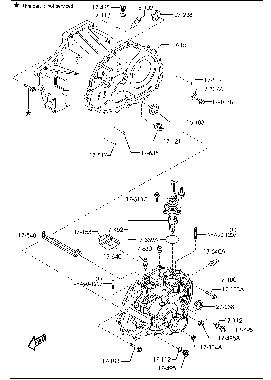 MAZDA AC04 17 640 - Kytkin, peruutusvalo onlydrive.pro