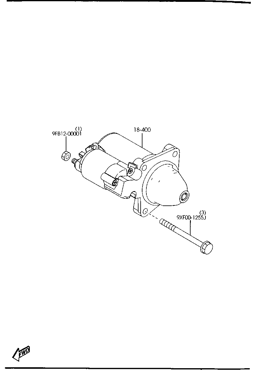 MAZDA C601-18-400A - Starter onlydrive.pro