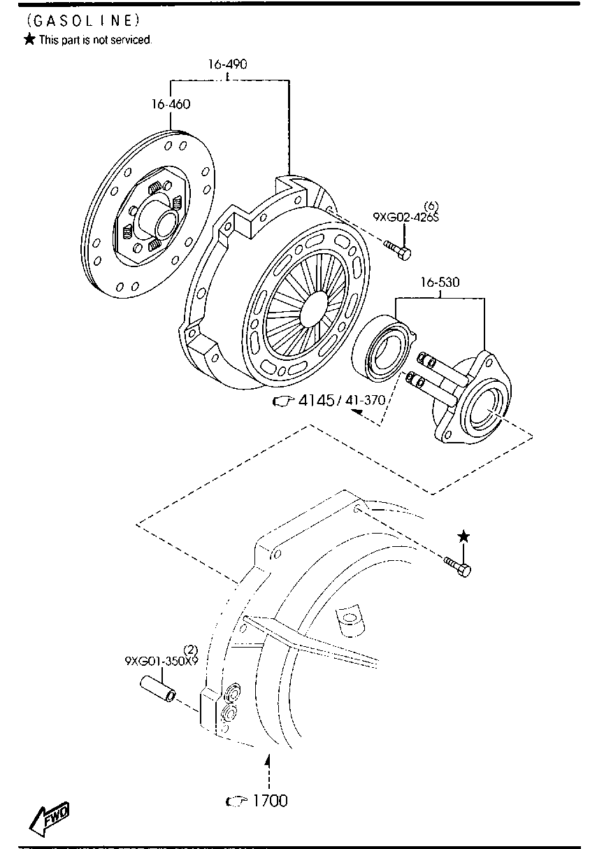 MAZDA C201-16-490 - Sidurikomplekt onlydrive.pro