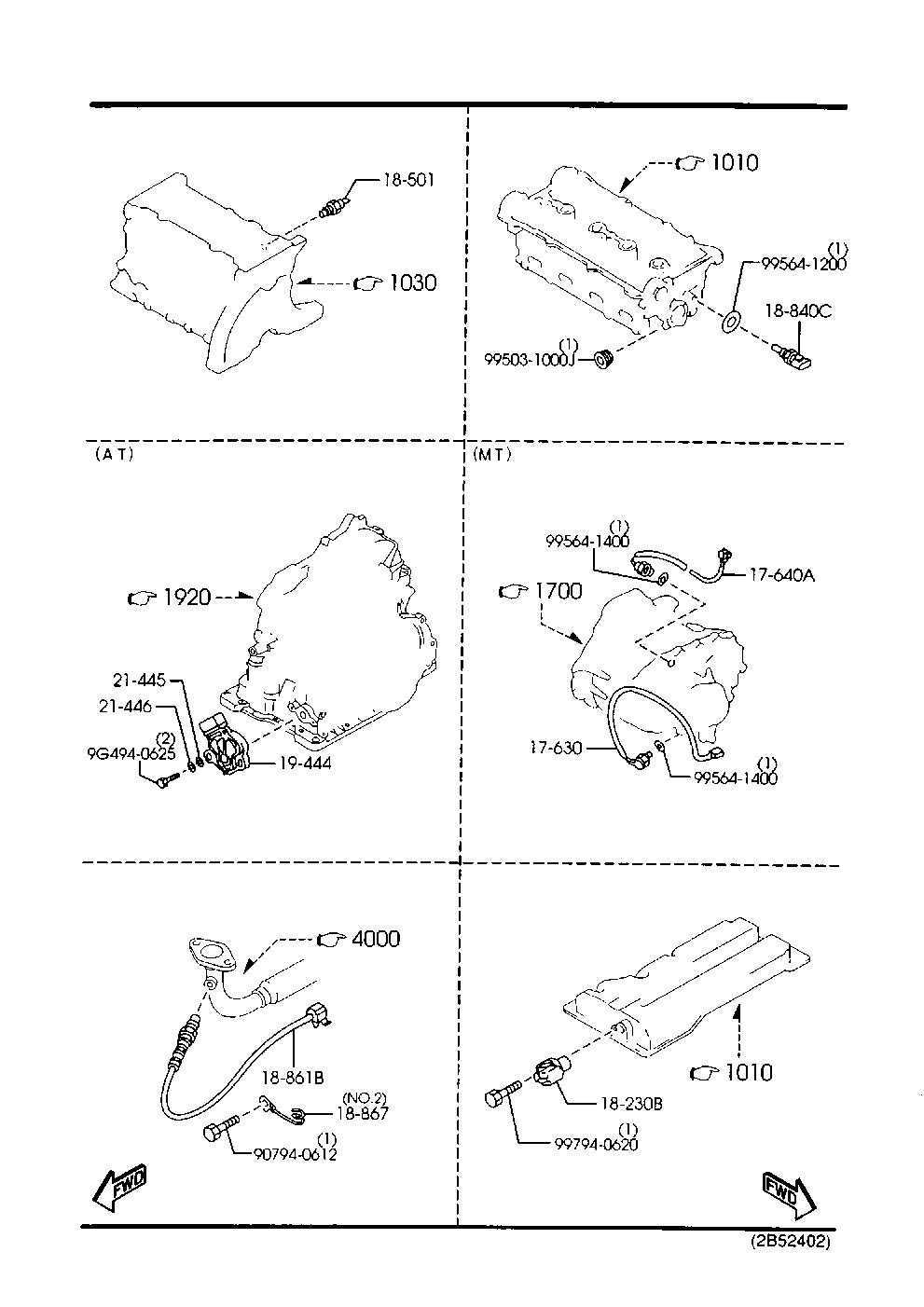 MAZDA ZL02 18861 C - Oxygen, Lambda Sensor onlydrive.pro