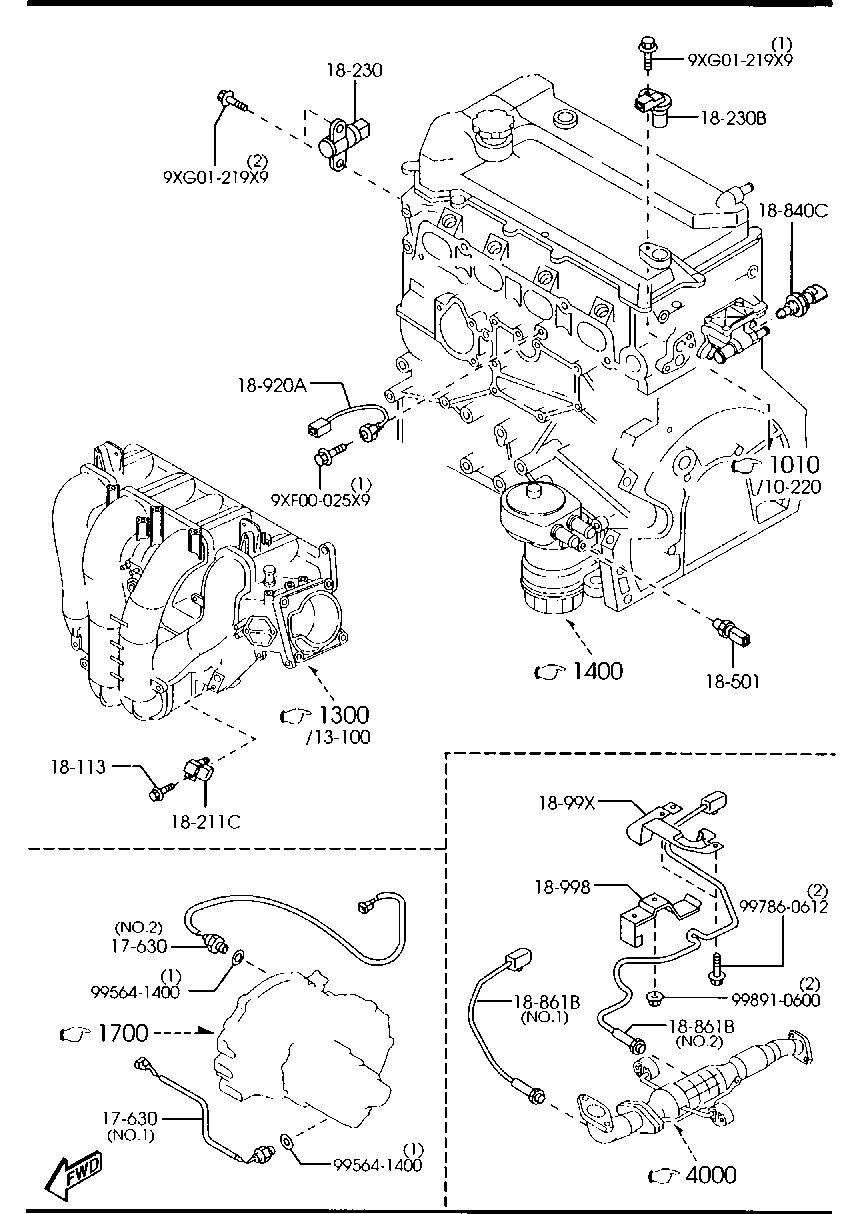 MAZDA L336-18-861 - Oxygen, Lambda Sensor onlydrive.pro