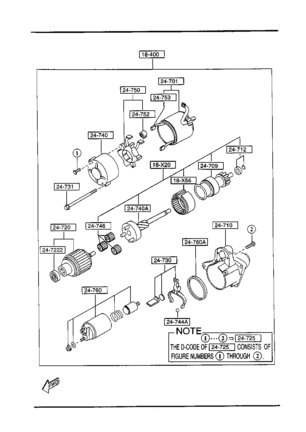 MAZDA WL02-18-400A - Starter onlydrive.pro