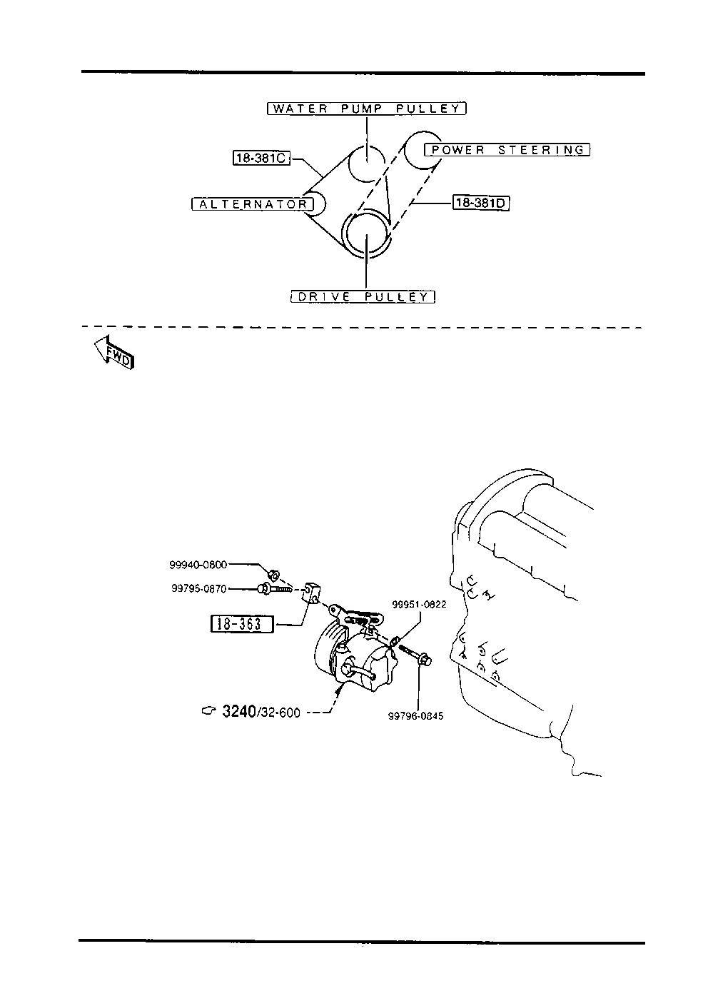 KIA B61P-15-907A - Поликлиновой ремень onlydrive.pro