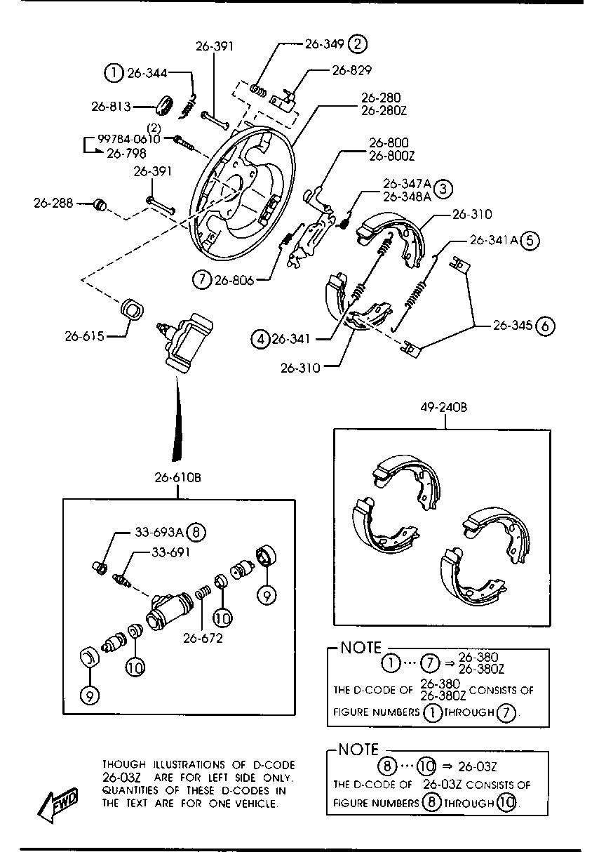 MAZDA B21H-26-610 - Rattapidurisilinder onlydrive.pro