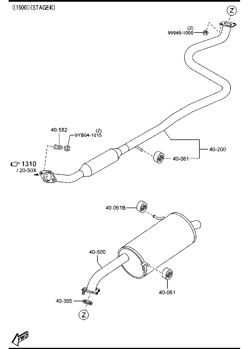 MAZDA BP48-40-582A - Spring, silencer onlydrive.pro