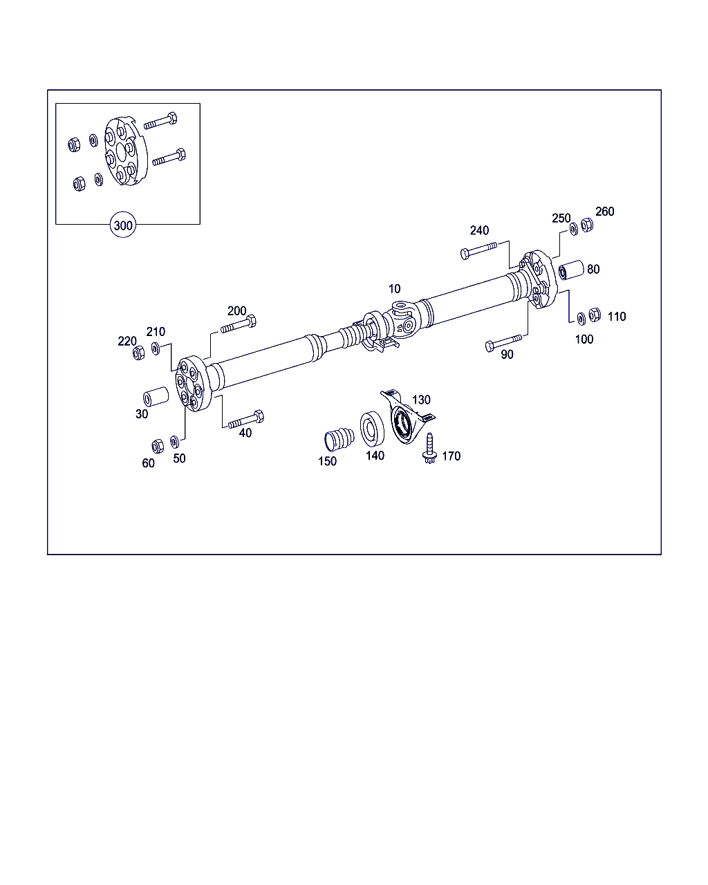 Mercedes-Benz A 204 410 09 81 - Piekare, Kardānvārpsta onlydrive.pro