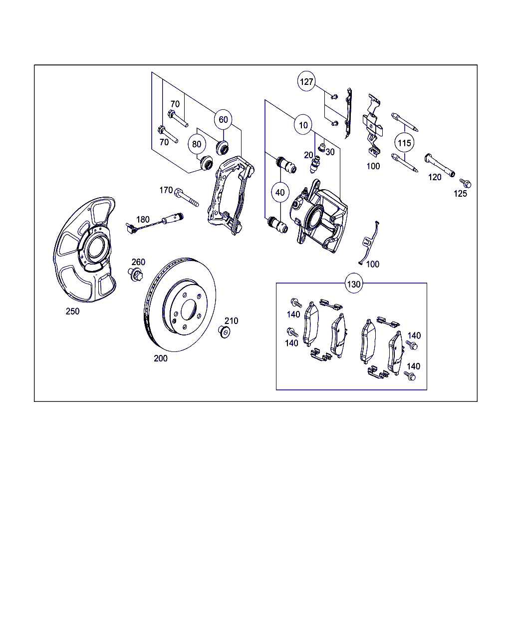 Mercedes-Benz A 000 421 99 91 - Accessory Kit for disc brake Pads onlydrive.pro