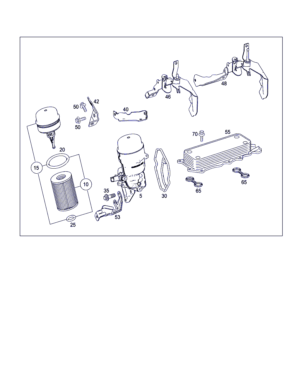 Mercedes-Benz A 642 180 00 09 - Oil filter and oil cooler: 001 pcs. onlydrive.pro