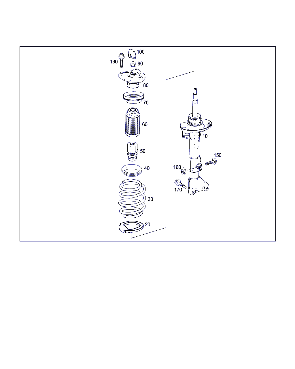 Mercedes-Benz A 204 320 12 73 - Top Strut Mounting onlydrive.pro